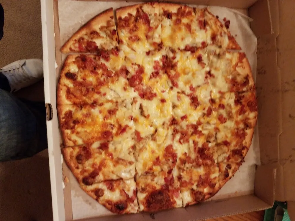 Chicken Bacon Ranch Pizza